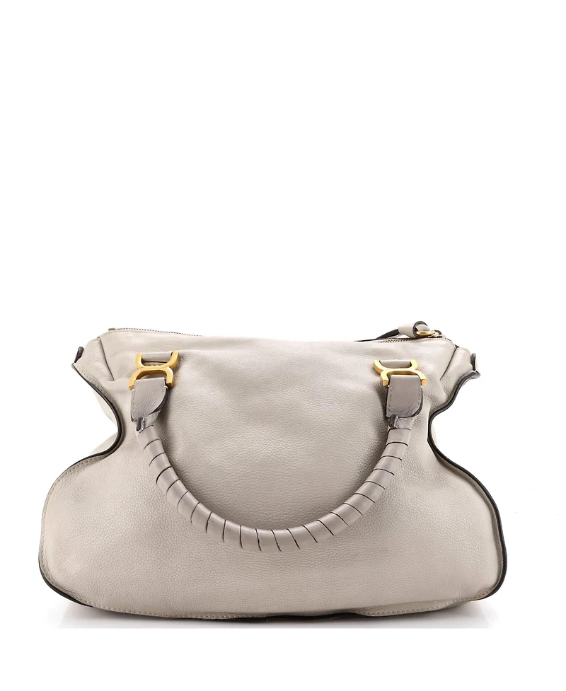 Pre-Owned Chloe Large Marcie Shoulder Bag Leather