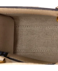 Pre-Owned Gucci Mini Interlocking G Patch Tote Gg Coated Canvas