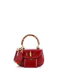 Pre-Owned Gucci Small Bamboo 1947 Top Handle Bag Leather