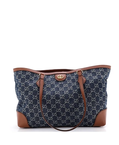 Pre-Owned Gucci Medium Ophidia Shopping Tote Gg Denim