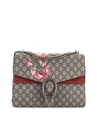 Pre-Owned Gucci Medium Dionysus Bag Blooms Print Gg Coated Canvas