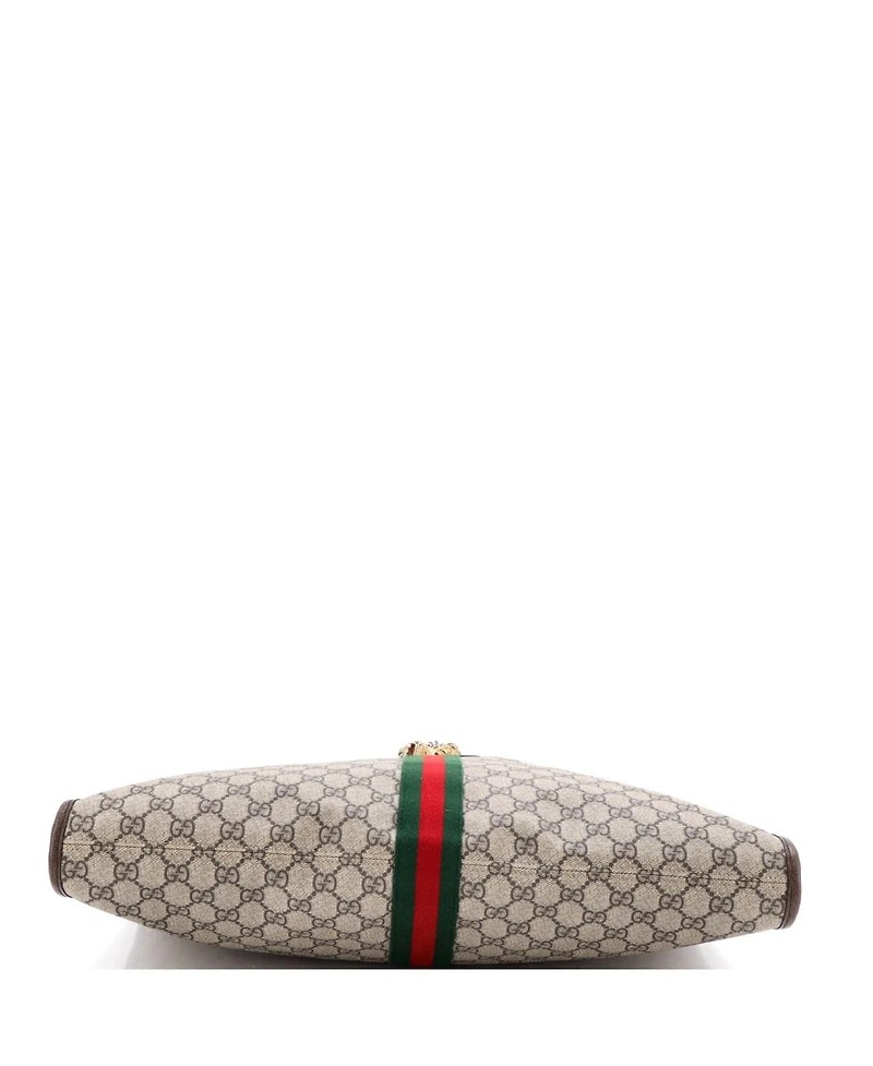 Pre-Owned Gucci Large Rajah Chain Tote Gg Coated Canvas