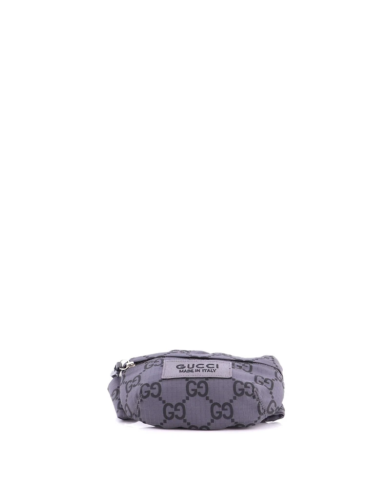 Pre-Owned Gucci Ripstop Belt Bag Gg Nylon and Leather