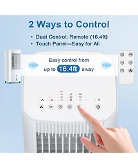 Antarctic Star 5L Evaporative Air Cooler, 3-in-1 Portable Fan with Remote and 15H Timer