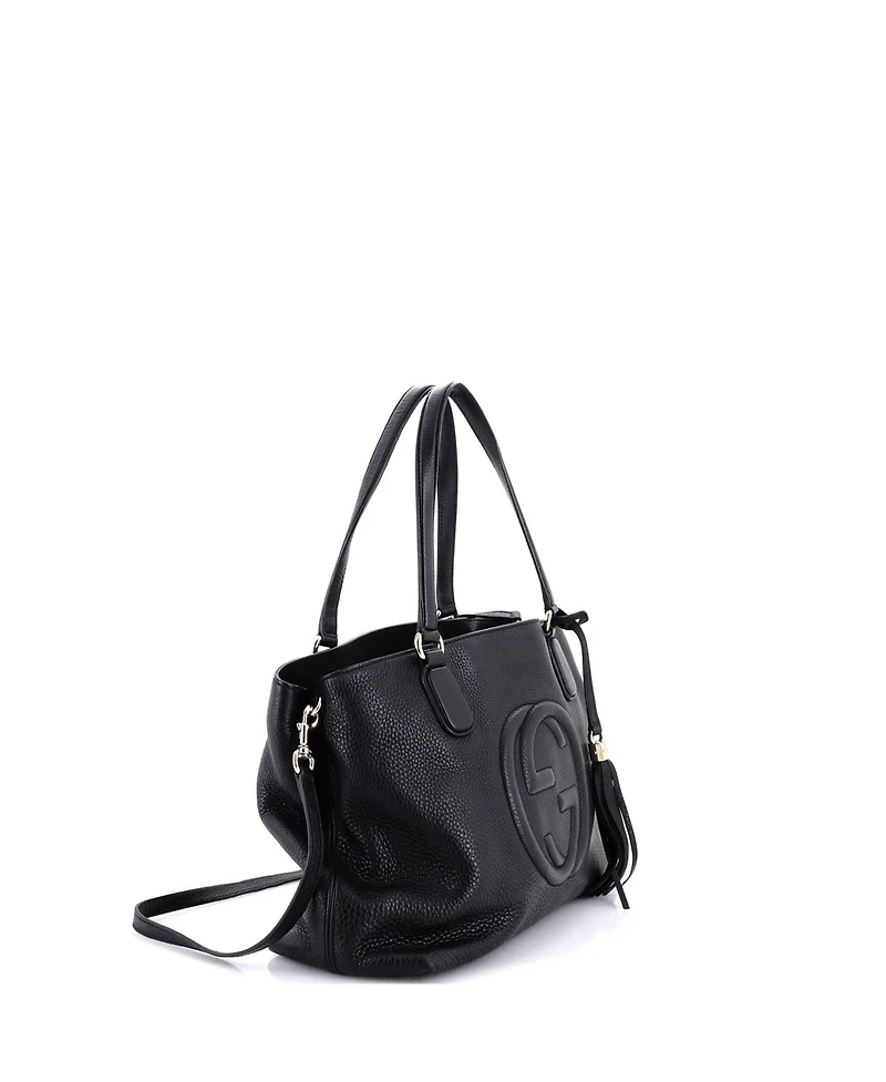 Pre-Owned Gucci Medium Soho Working Tote Leather