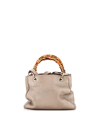Pre-Owned Gucci Small Bamboo Shopper Tote Leather