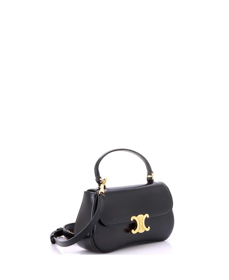 Pre-Owned Celine Teen Lola Triomphe Top Handle Bag Leather
