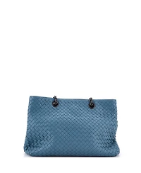 Pre-Owned Bottega Veneta Double Chain Tote Intrecciato Nappa