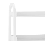 Buzz & Bloom Kids Open-Style Wood Bookshelf with 3 Shelves and Bottom Storage Bin