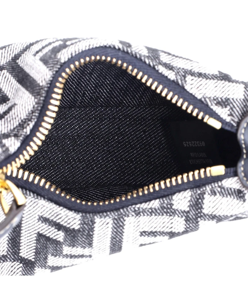 Pre-Owned Fendi Nano Fendigraphy Bag Zucca Denim