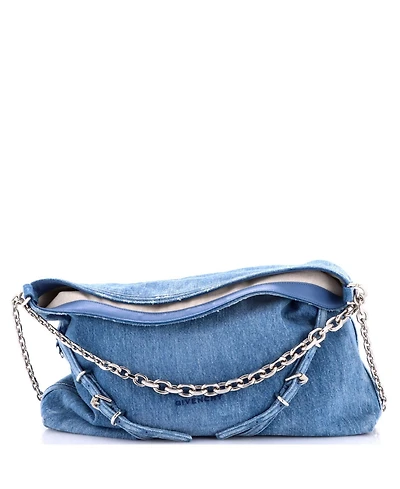 Pre-Owned Givenchy Medium Voyou Hobo Denim