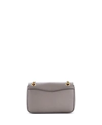 Pre-Owned Prada Small Pattina Flap Shoulder Bag Saffiano Leather