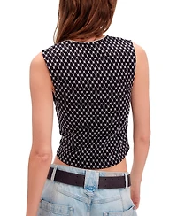 Free People Women's Good Graces V-Neck Cropped Tank Top