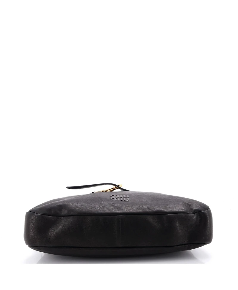 Pre-Owned Miu Miu Regular Aventure Shoulder Bag Leather