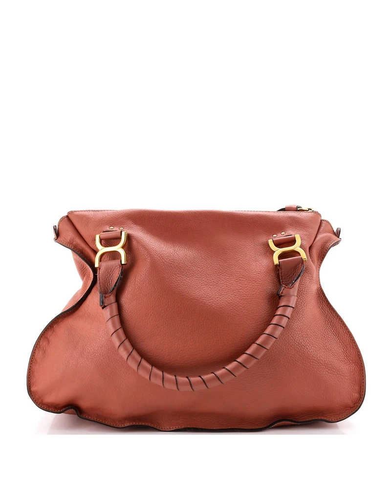 Pre-Owned Chloe Large Marcie Shoulder Bag Leather