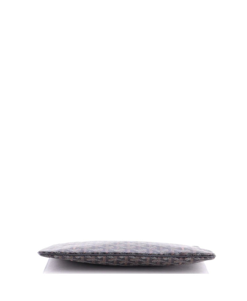 Pre-Owned Goyard Mm Senat Zip Pouch Coated Canvas