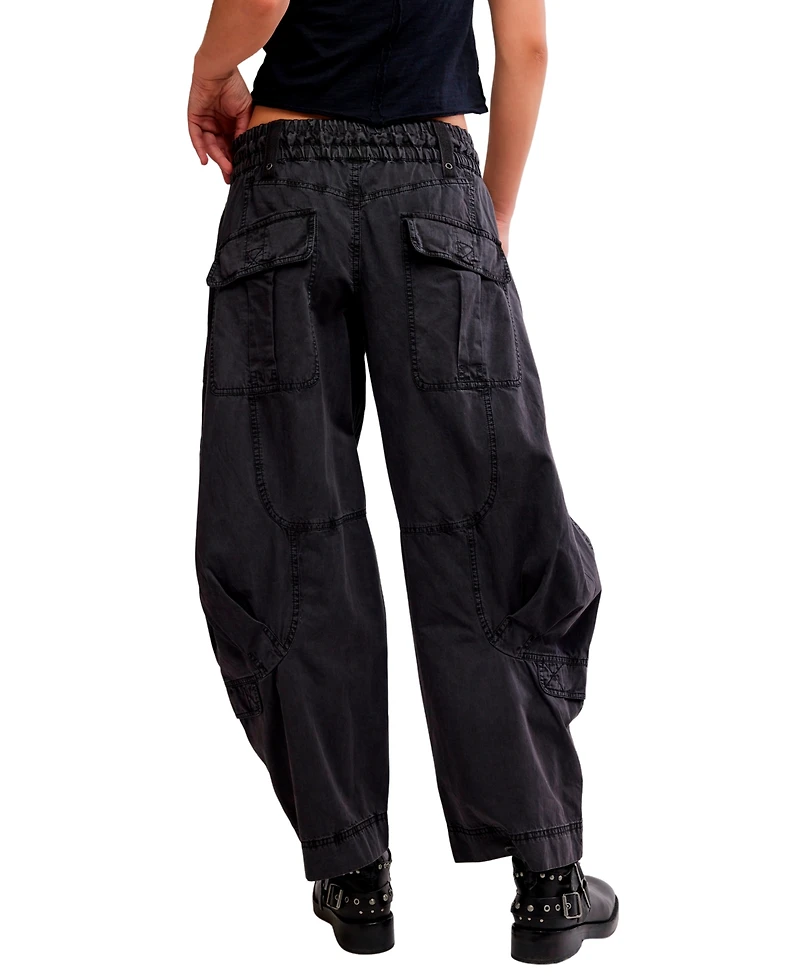 Free People Women's Onset Mid-Rise Parachute Pants