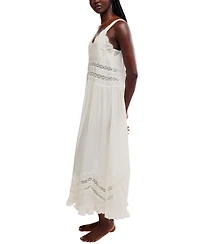 Free People Women's Scoop Neck Voile & Lace Midi Dress