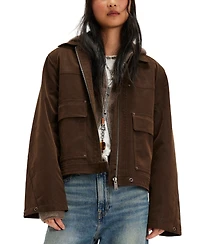 Free People Women's Boxy Collared Neck Jacket