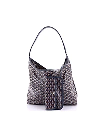 Pre-Owned Goyard Boheme Hobo Printed Coated Canvas