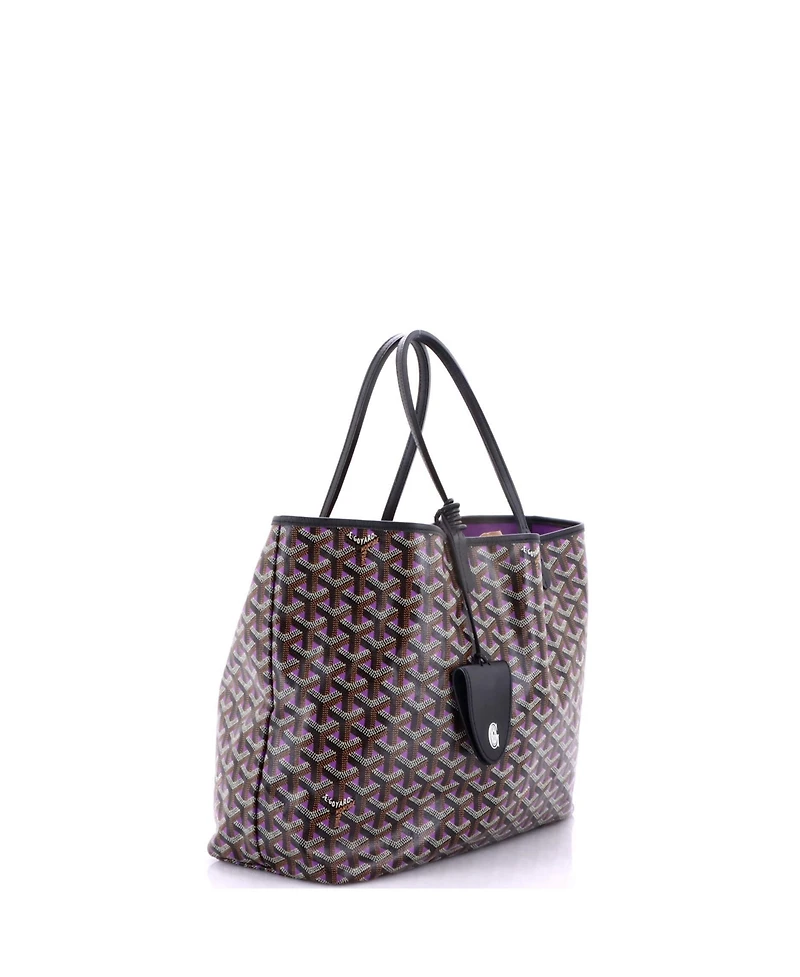 Pre-Owned Goyard Pm Saint Louis Tote Claire Voie Coated Canvas
