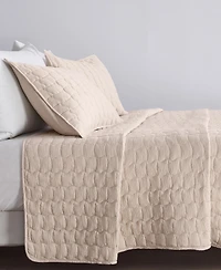 Linery & Co. Gauze-Like Wave Stitched Quilt Set With Shams