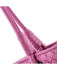 Pre-Owned Bottega Veneta Small Open Shopping Tote Intrecciato Nappa