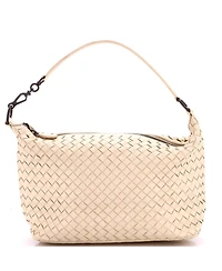 Pre-Owned Bottega Veneta Small Zip Hobo Intrecciato Nappa