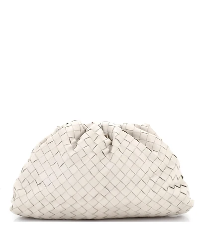 Pre-Owned Bottega Veneta The Pouch Intrecciato Nappa