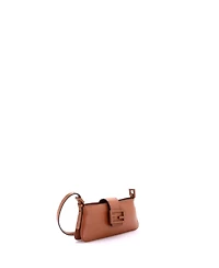Pre-Owned Fendi Mini Baby B. Shoulder Bag Leather