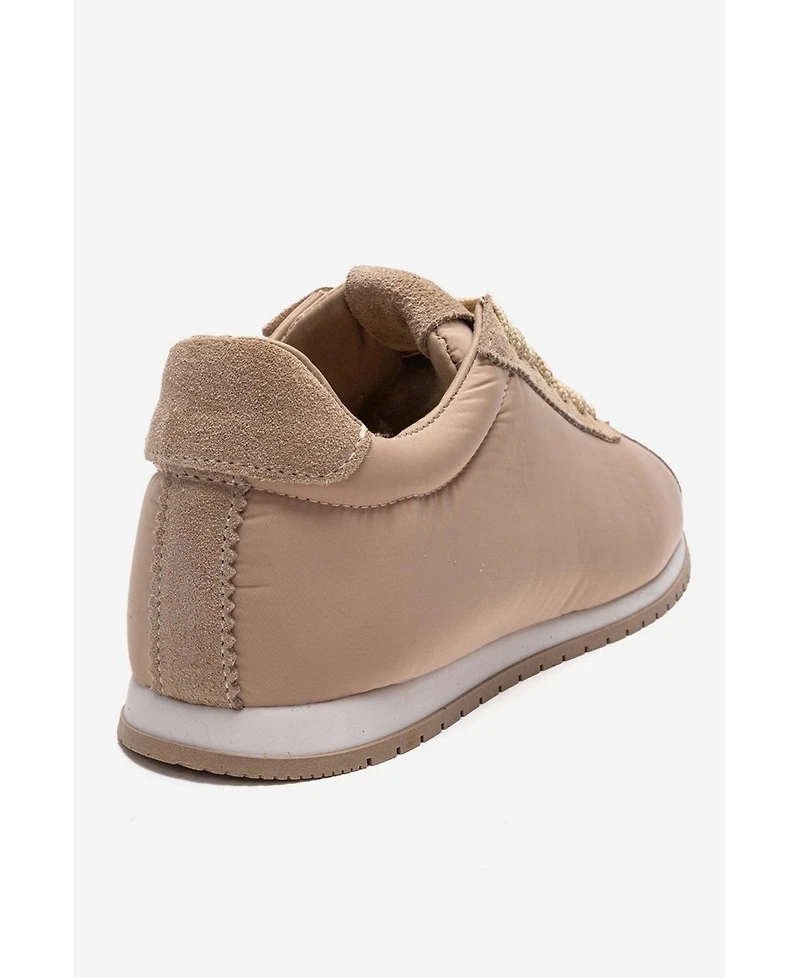Forever & Always Shoes Women's Unica Leather Sport Sneaker