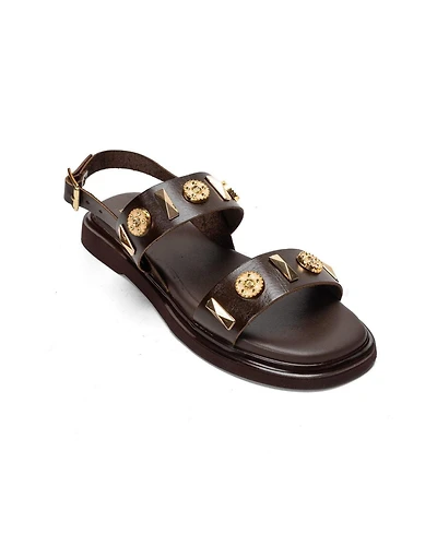 Forever & Always Shoes Women's Libera Leather Sandal
