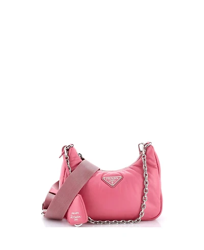 Pre-Owned Prada Small Re-Edition 2005 Shoulder Bag Nappa Leather