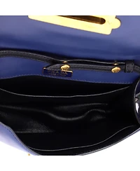 Pre-Owned Prada Small Cahier Crossbody Bag Embellished Leather