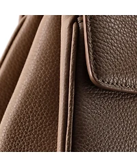 Pre-Owned Celine Medium 16 Top Handle Bag Grained Calfskin