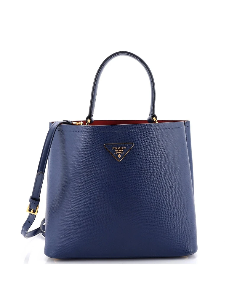Pre-Owned Prada Panier Bucket Bag Saffiano Leather