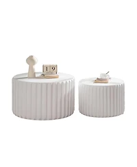 Streamdale Furniture Nesting Round Coffee Table Set