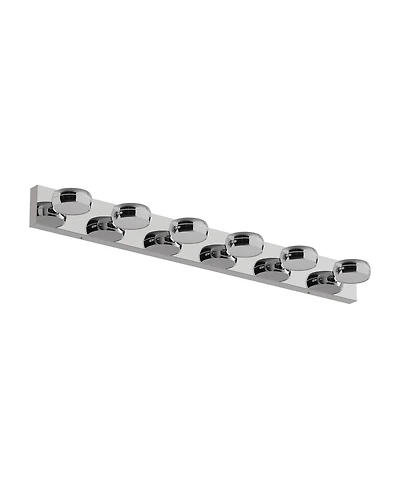 Busdays 43 Inch 6 Light Led Modern Bathroom Vanity Light Fixture Over Mirror 18W Bath Light Bar