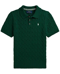 Polo Ralph Lauren Boys' 8-20 Cable-Knit Cotton Shirt