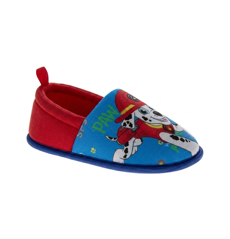 Nickelodeon Paw Patrol Marshall & Chase Plush Slippers Boys Cozy Warm Soft Padded Indoor Wear Slip On