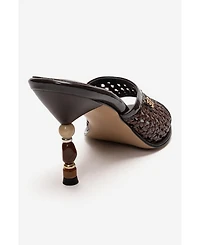 Prologue Shoes Women's Selvian Woven Stiletto Sandal