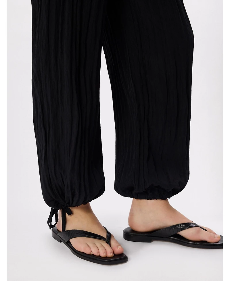 Whistles Women's Relaxed Tie Hem Trouser