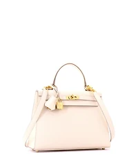 Pre-Owned HERMES Kelly 25 Handbag Light Epsom with Gold Hardware