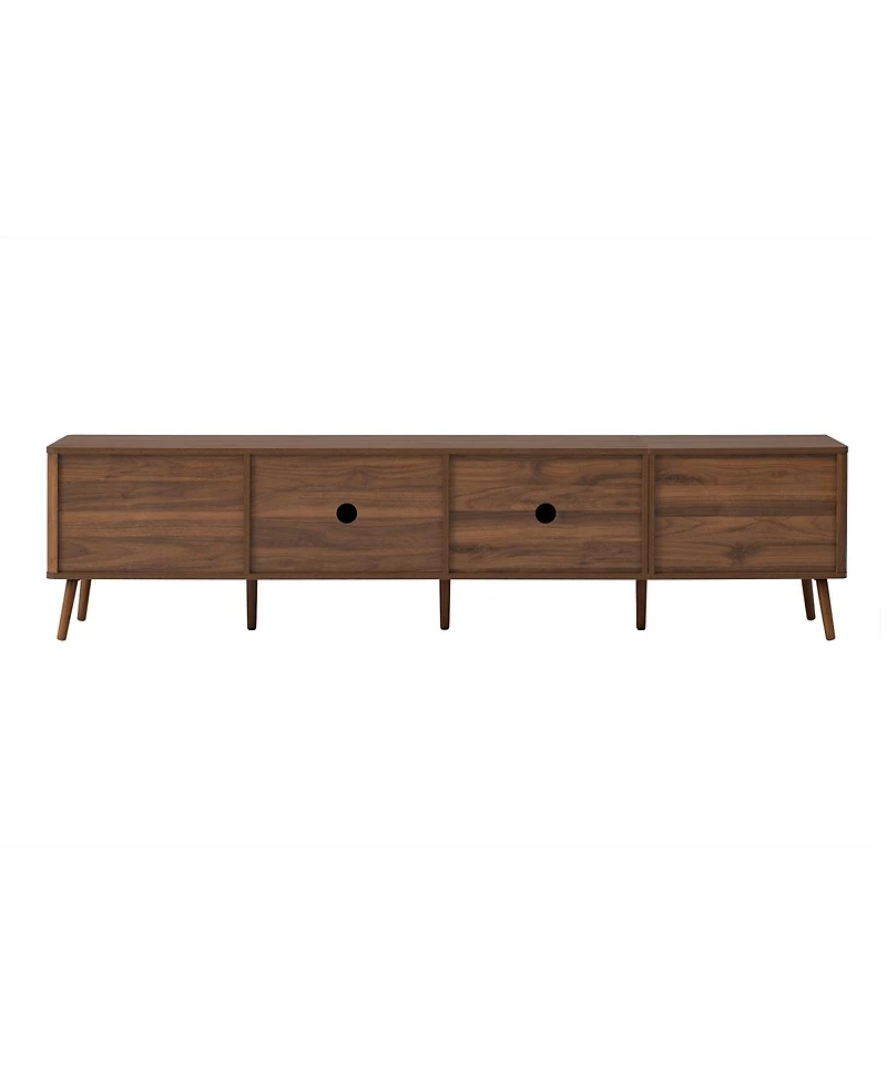 Streamdale Furniture Modern Tv Stand for TVs, Entertainment Center with Fluted Door