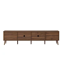 Streamdale Furniture Modern Tv Stand for TVs, Entertainment Center with Fluted Door