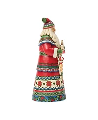 Jim Shore Heartwood Creek Fig Santa Laplander with Reindeer
