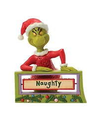 Jim Shore Grinch Fig Grinch with Rotating Message