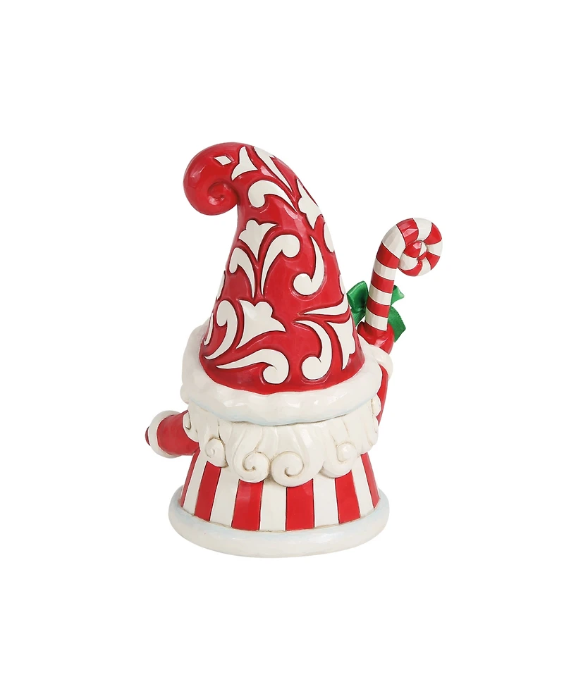 Jim Shore Heartwood Creek Fig Gnome with Large Candy Fig