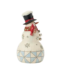 Jim Shore Heartwood Creek Snowman with Cardinal Figurine