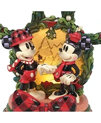 Jim Shore Disney Traditions Fig Mickey Minnie Holiday